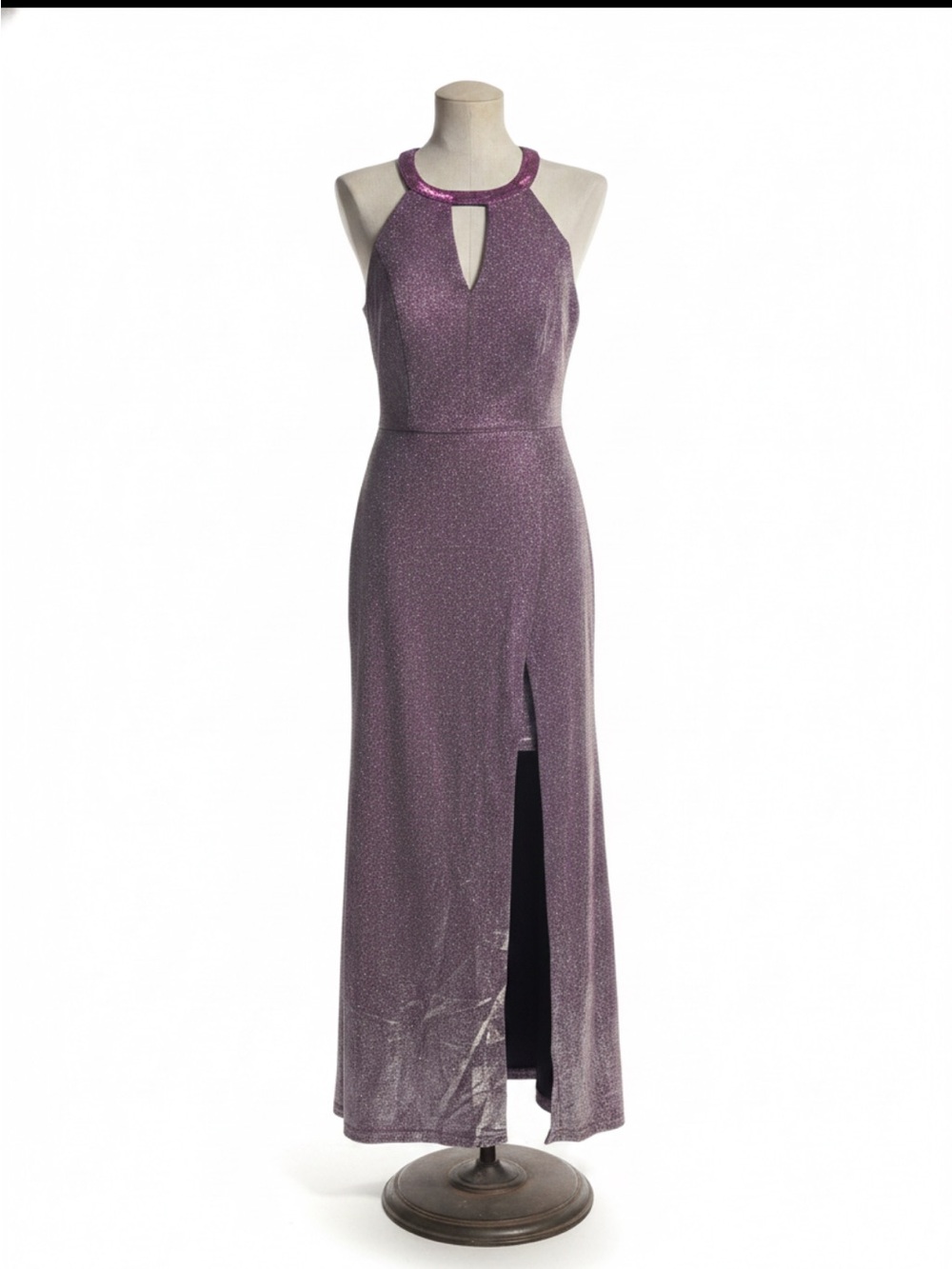 Sparkle Halter Evening Gown sparkly, pink, red silver